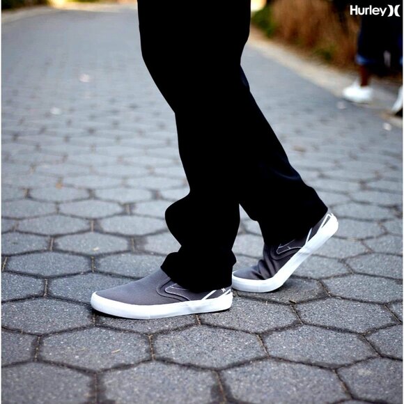 Hurley 8 Sneaker Men Arlo Slip On Canvas Casual Classic Shoe Minimalist - Picture 9 of 12